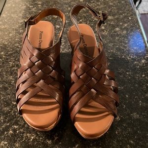 Pierre Dumas brown wedges